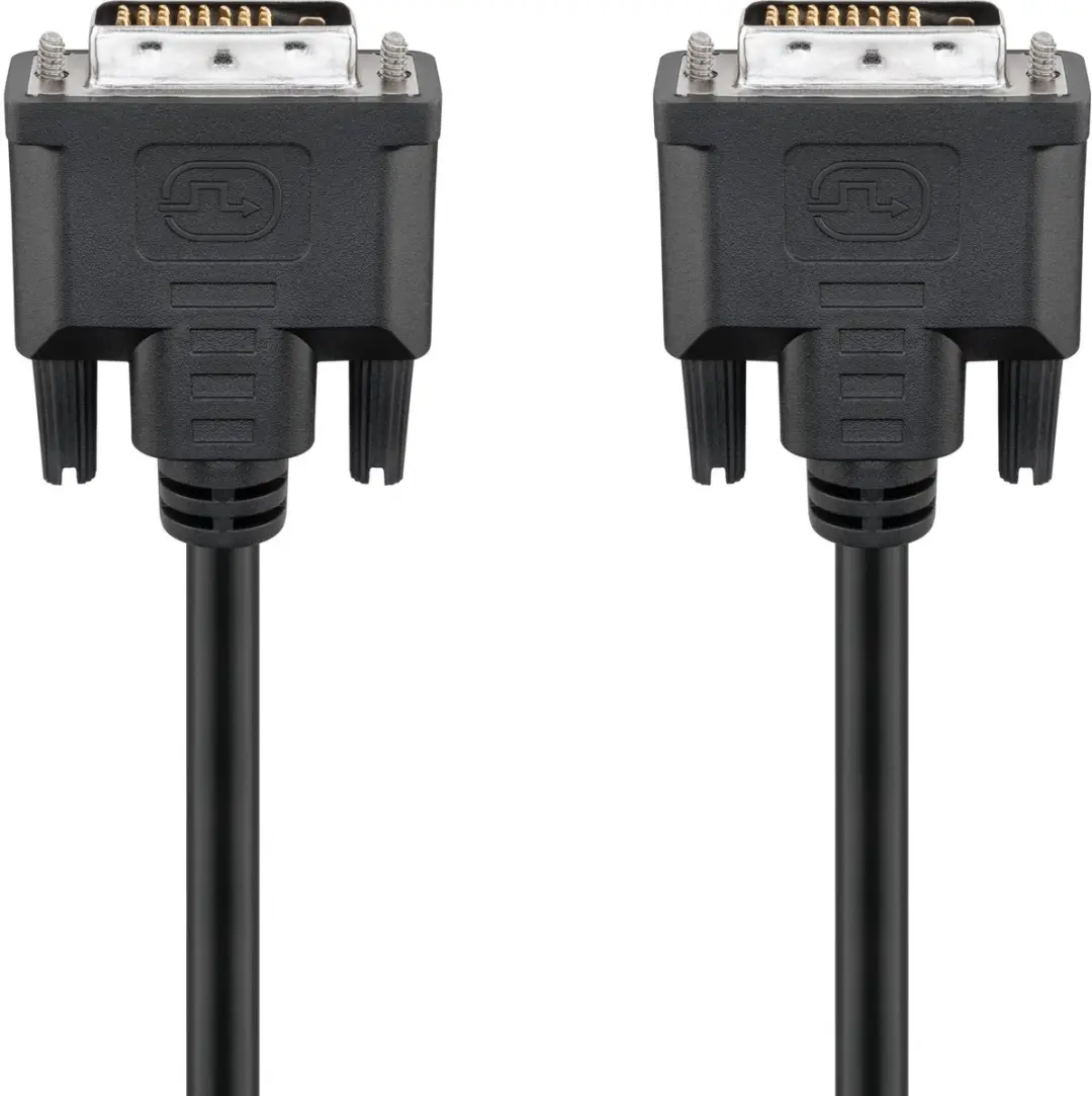 Goobay DVI-D Full HD Kabel Dual Link - Zwart