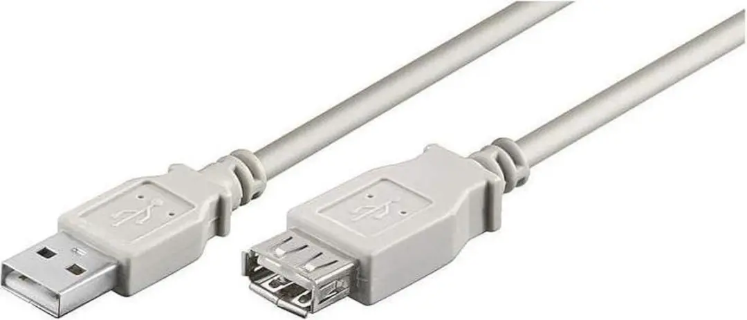 Goobay USB-A Verlengkabel 3m - USB 2.0 - Grijs