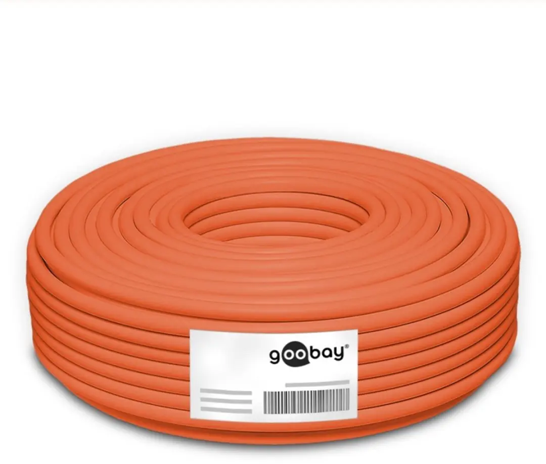 Goobay CAT 7A S/FTP Netwerkkabel - Oranje - LSZH