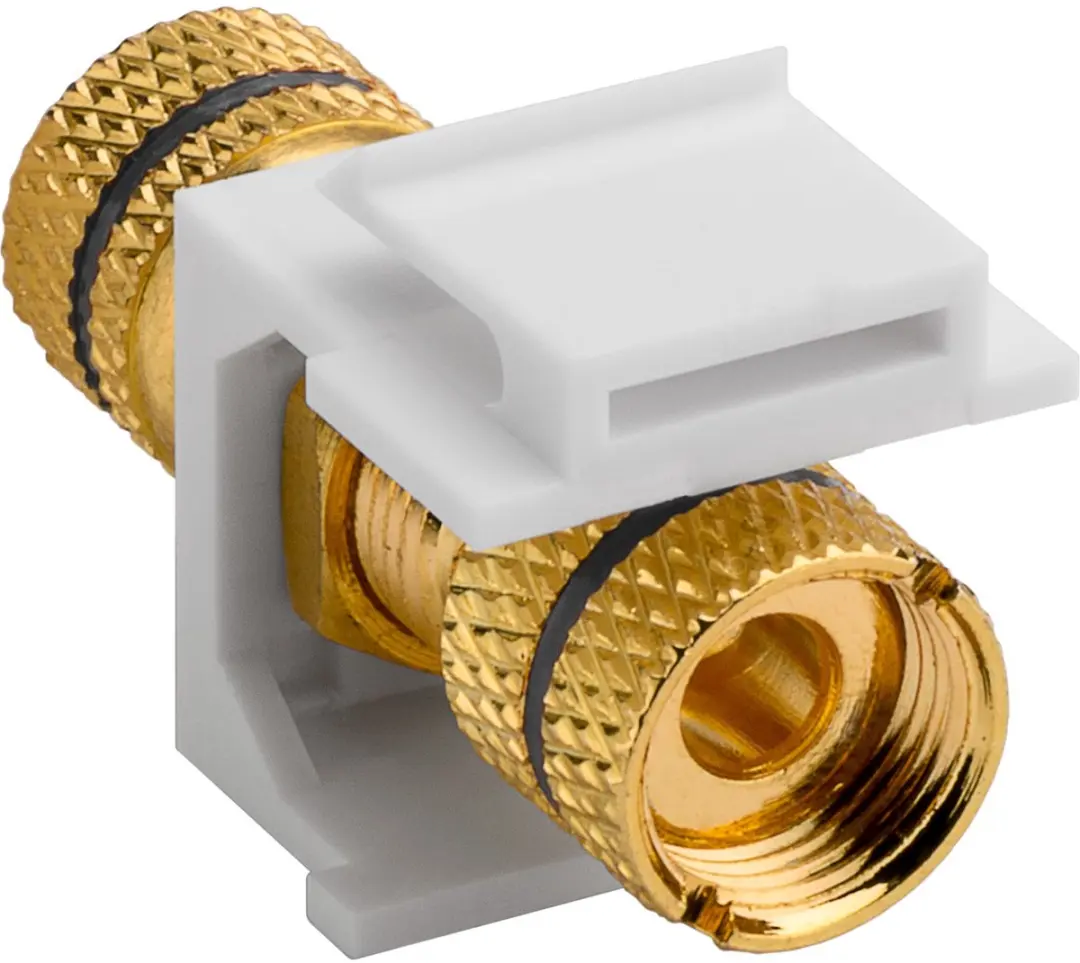 Goobay 79476 Keystone-module Luidspreker - Banaanbus naar Banaanbus - Zwart