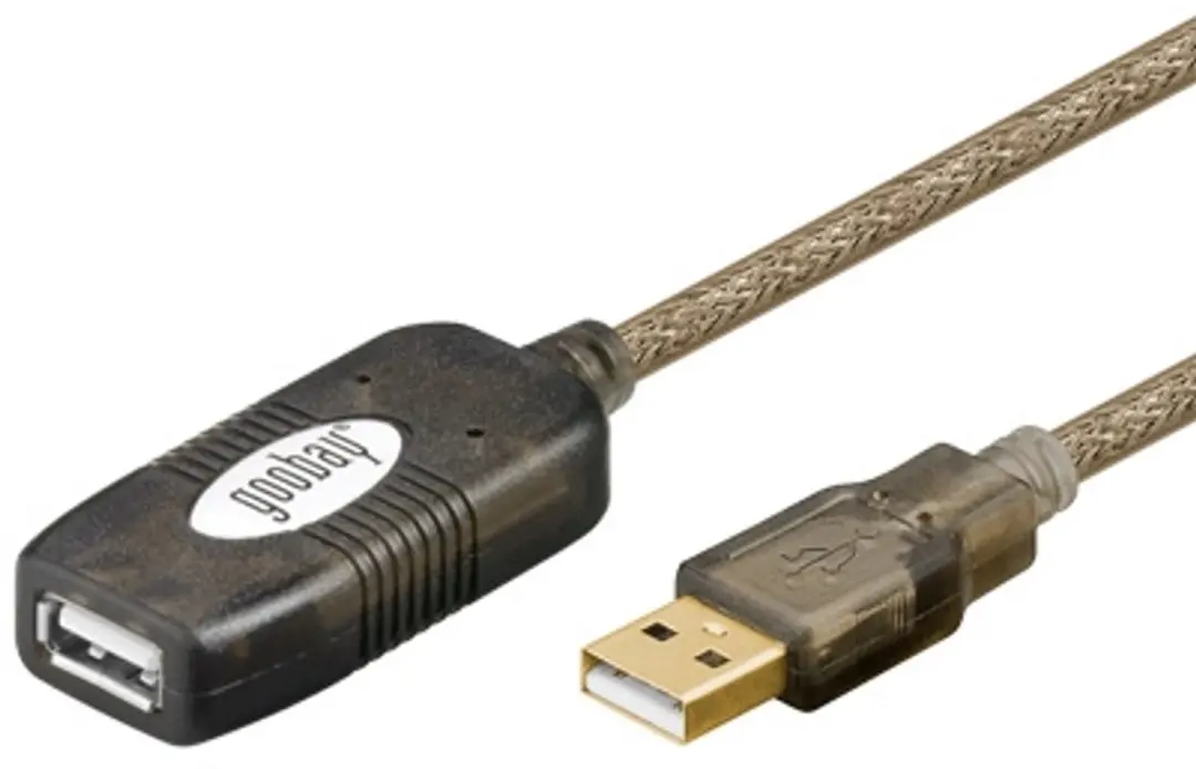 Goobay Actieve USB-verlengkabel 5m - USB 2.0 - 2,5W