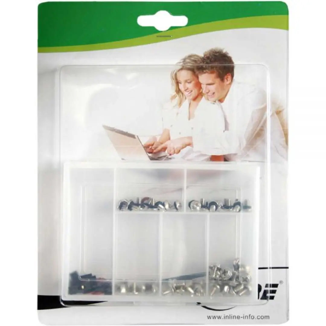 InLine PC Schroevenset 94-delig - Zwart