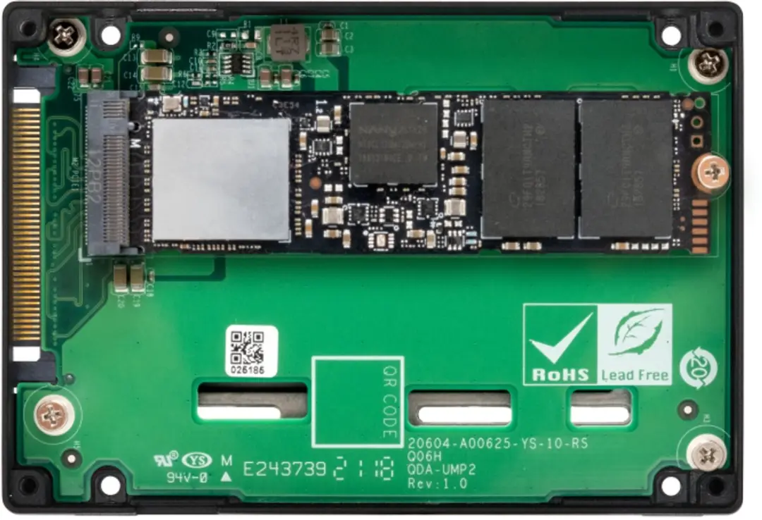 QNAP QDA-UMP4 SSD-Behuizing - 2.5" - Zwart