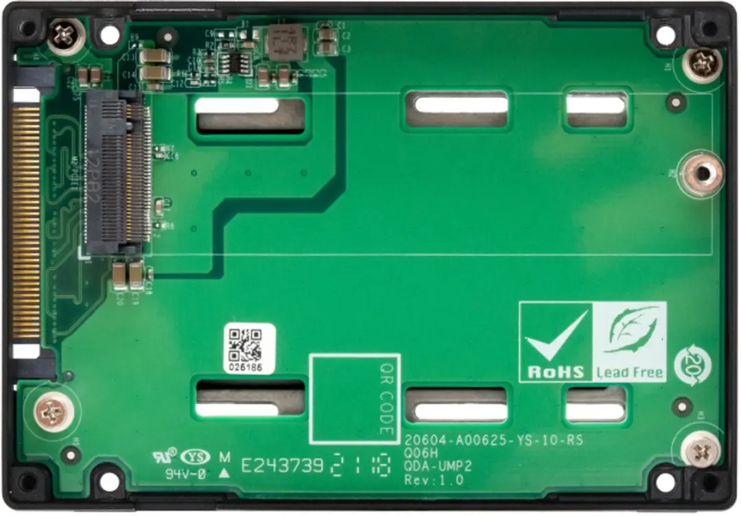 QNAP QDA-UMP4 SSD-Behuizing - 2.5" - Zwart