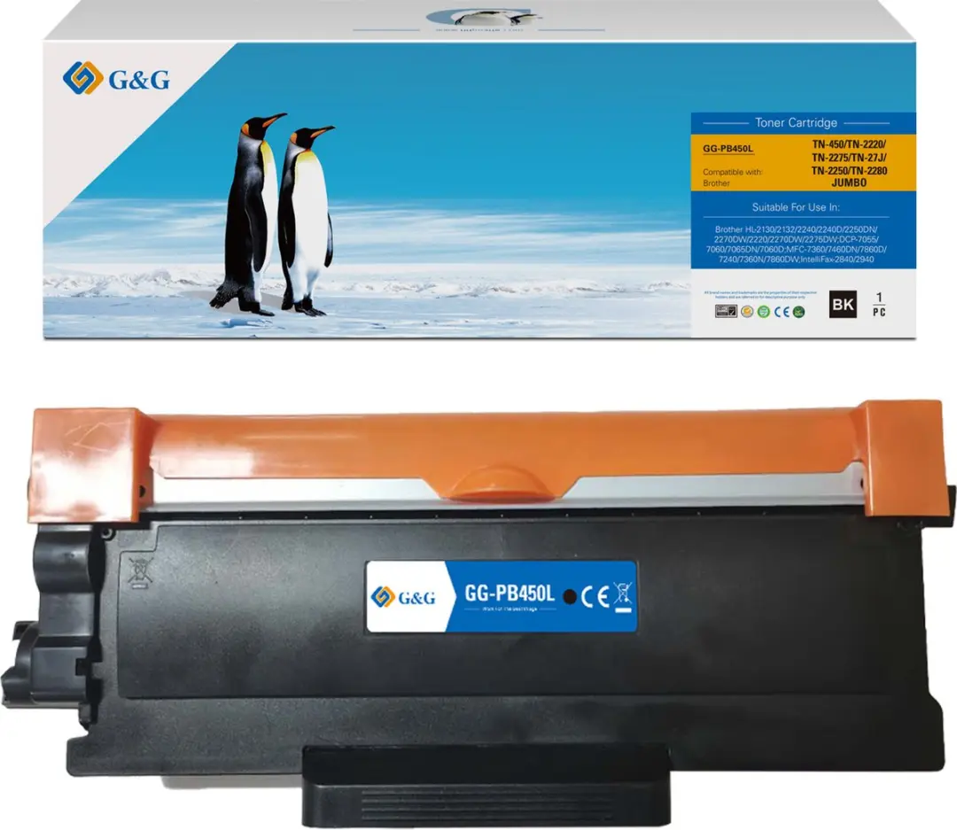 G&G compatibel alternatief voor Brother TN-2010 / TN-2210 / TN-2220 toner cartri