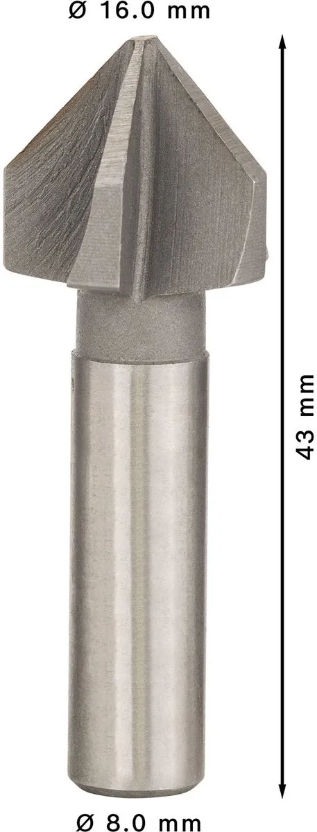 Bosch Professional Verzinkboor 16mm - Hout - 2608596372