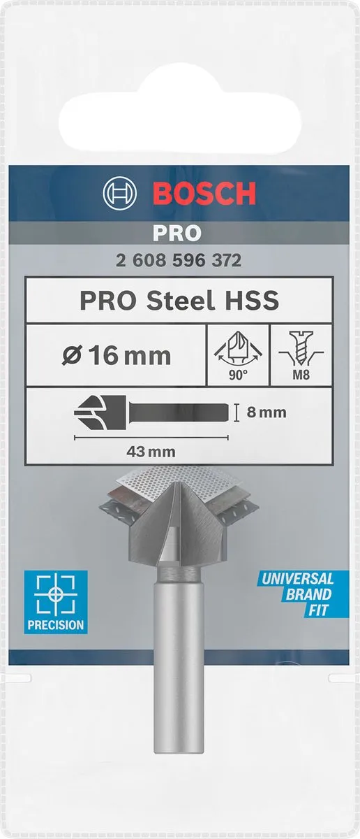 Bosch Professional Verzinkboor 16mm - Hout - 2608596372