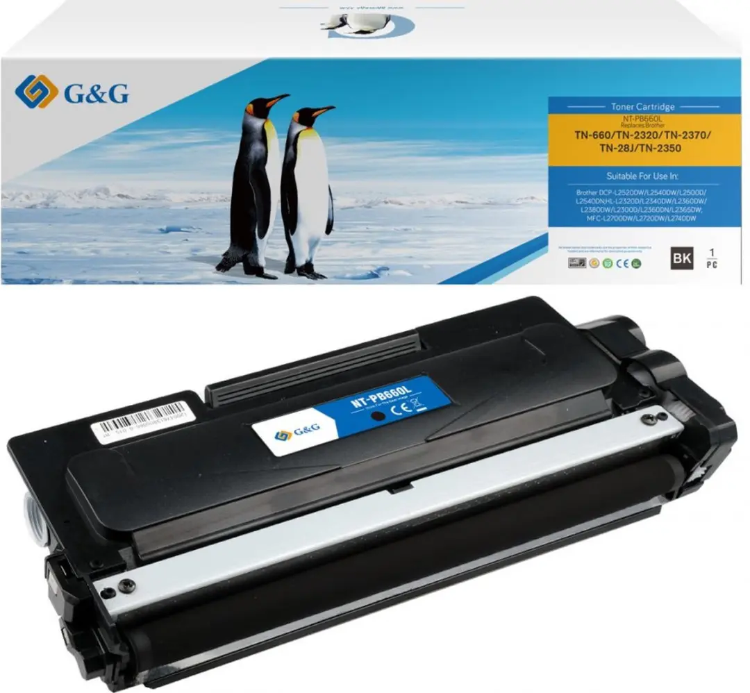G&G Huismerk XL Toner Alternatief voor Brother TN-2320 zwart