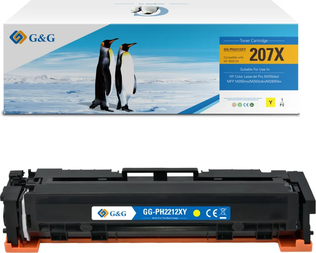 G&G 207X Tonercartridge Geel NT-PH2212XY - 2450 pagina's