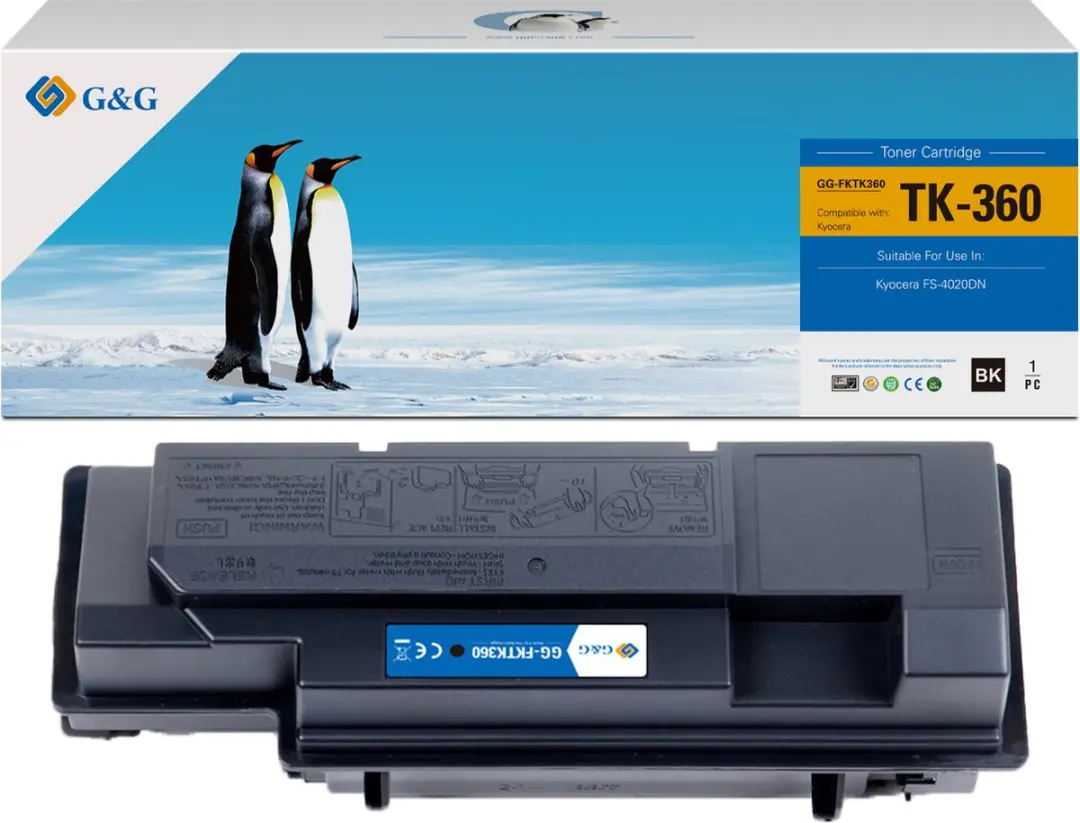 G&G TK360 toner compatibel met Kyocera TK-360 Tonercartridge zwart 1 stuk(s) Hui