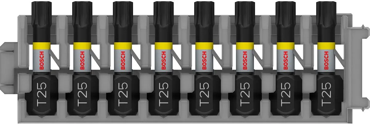 Bosch Professional Impact Insert Bit 25mm T25 - 8 Stuks