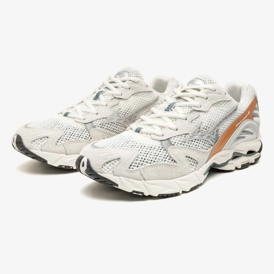 Mizuno Wave Rider 10 - 37 - Snow White/Dawn Blue - afbeelding 3 van 6