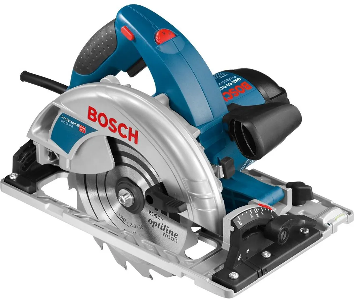 Bosch Professional GKS 65 GCE Cirkelzaag 190mm 1800W