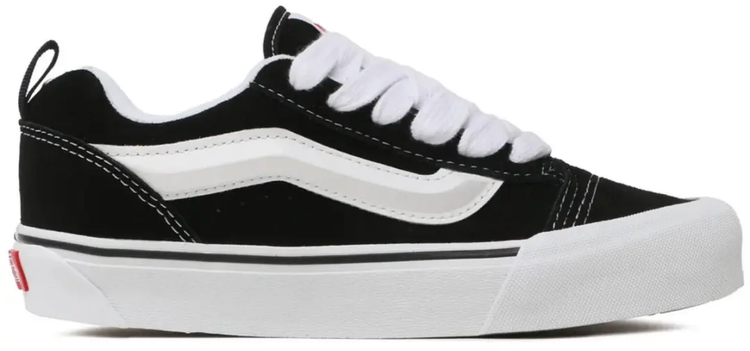 Vans Knu Skool Schoen - Zwart/Wit - afbeelding 5 van 6