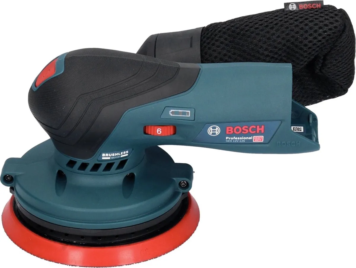 Bosch Professional GEX 12V-125 Excenterschuurmachine - 125mm - 2x 6.0Ah