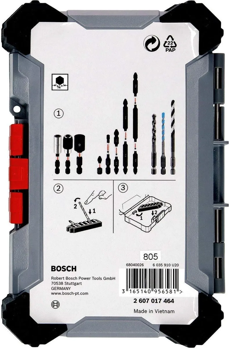 Bosch Professional 40-delige Boorbitset 2608522327