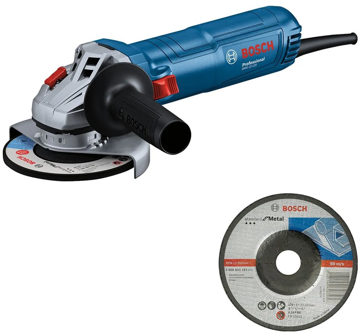 Bosch Professional GWS 12-125 Haakse Slijper 1200W - 125mm