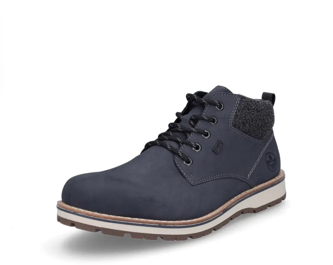 Rieker heren veterboot blauw