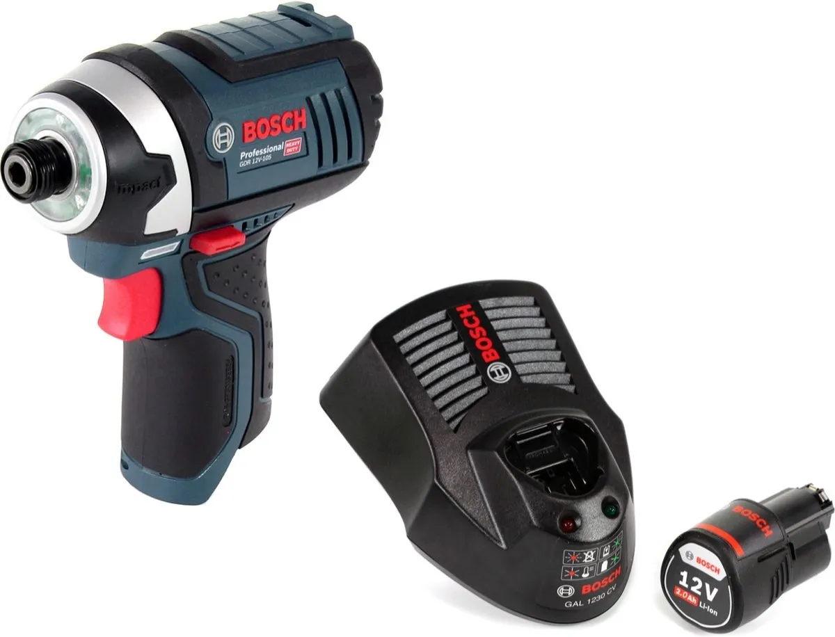 Bosch Professional GDR 12V-105 Accu-slagmoersleutel - 105Nm - 2.0Ah