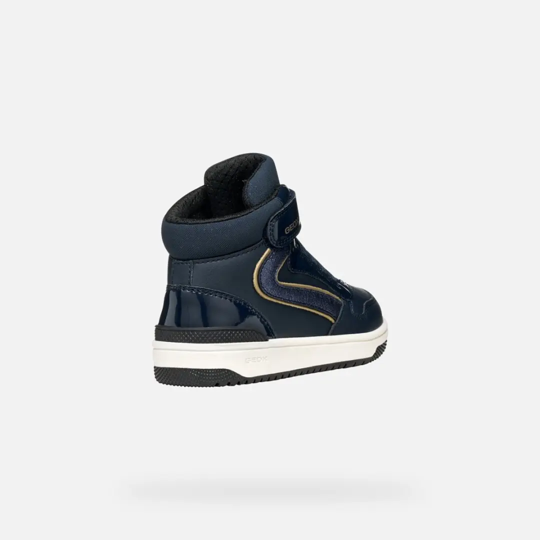 Geox Washiba Meisjes Sneakers - Marineblauw/Platina - Maat 30 - afbeelding 6 van 6