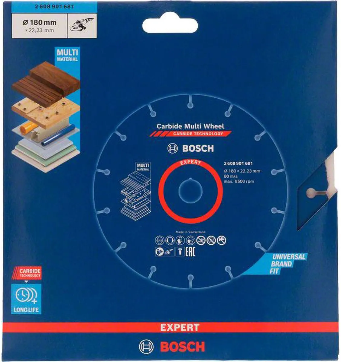 Bosch Professional EXPERT Multischijf Snijschijf 180mm - afbeelding 6 van 6