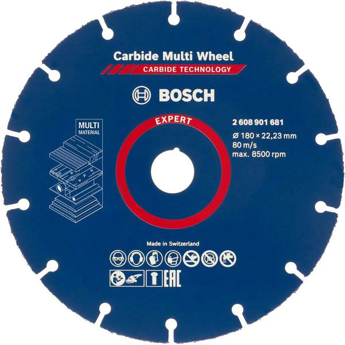 Bosch Professional EXPERT Multischijf Snijschijf 180mm