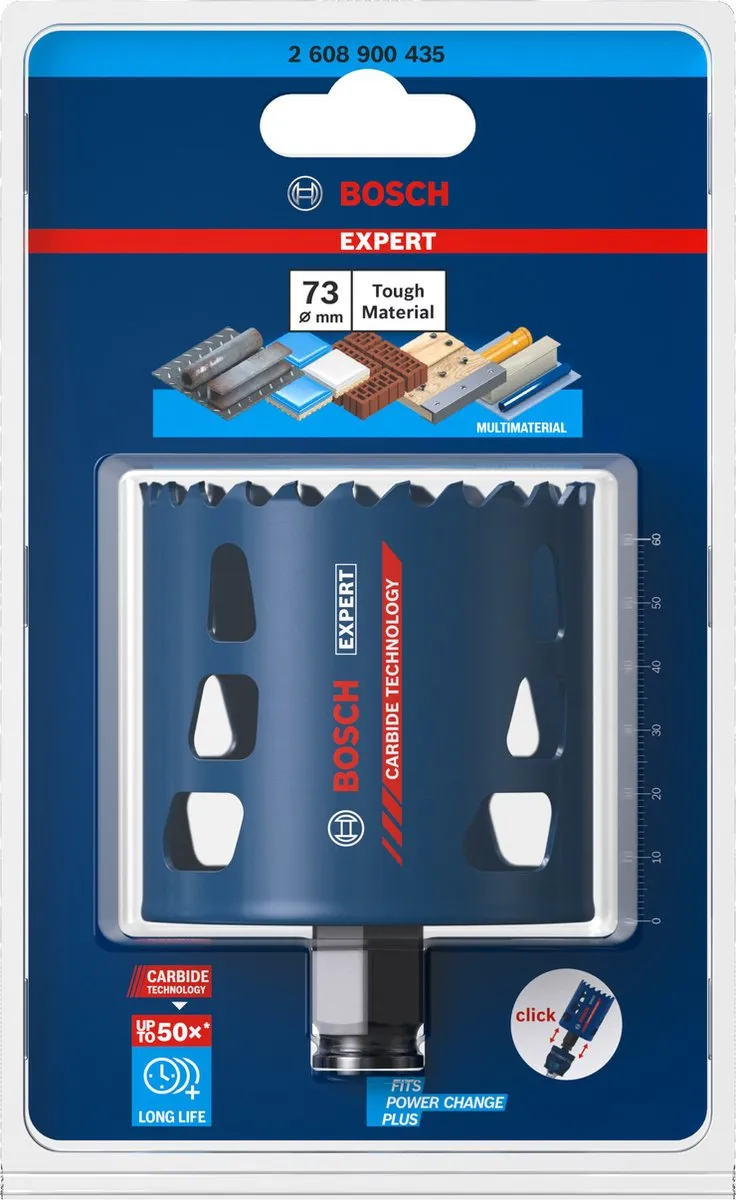 Bosch Professional EXPERT Tough Material Gatzaag 73mm - afbeelding 6 van 6