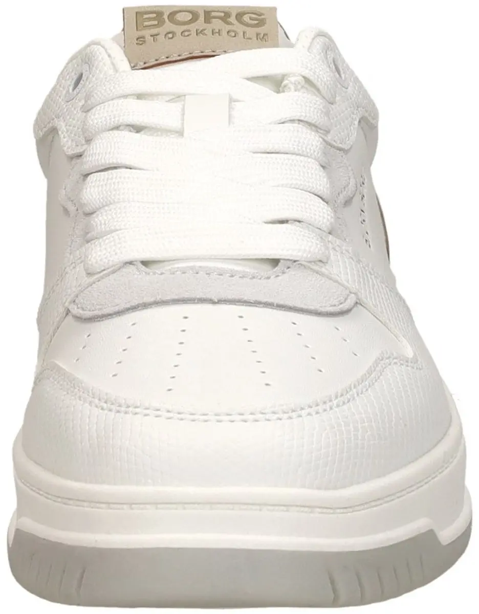 Björn Borg T2700 Dames Sneakers - Wit/Goud - afbeelding 3 van 6