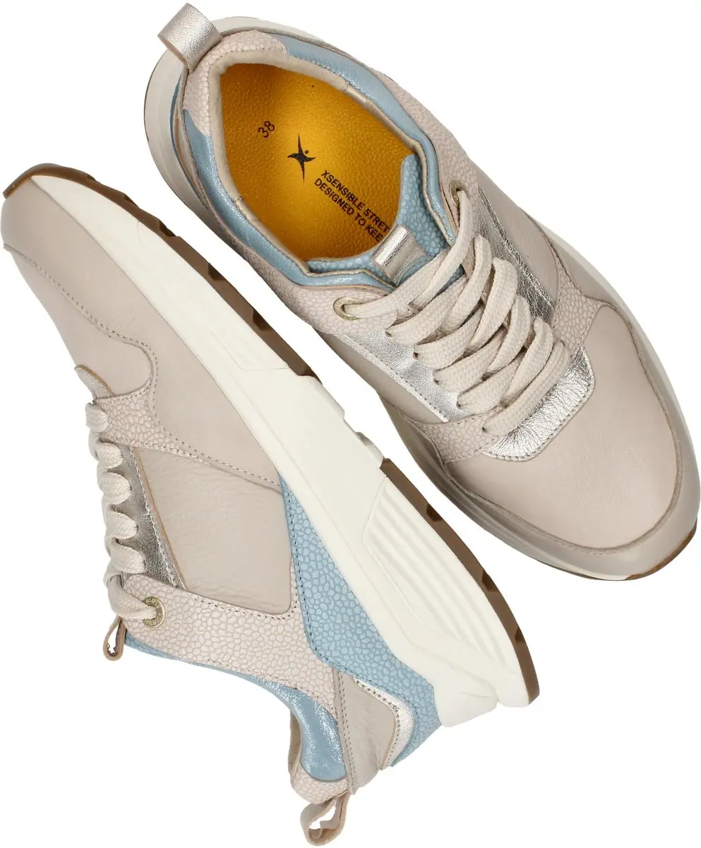 Xsensible Newport Stretchwalker Sneakers Dames - Taupe 39