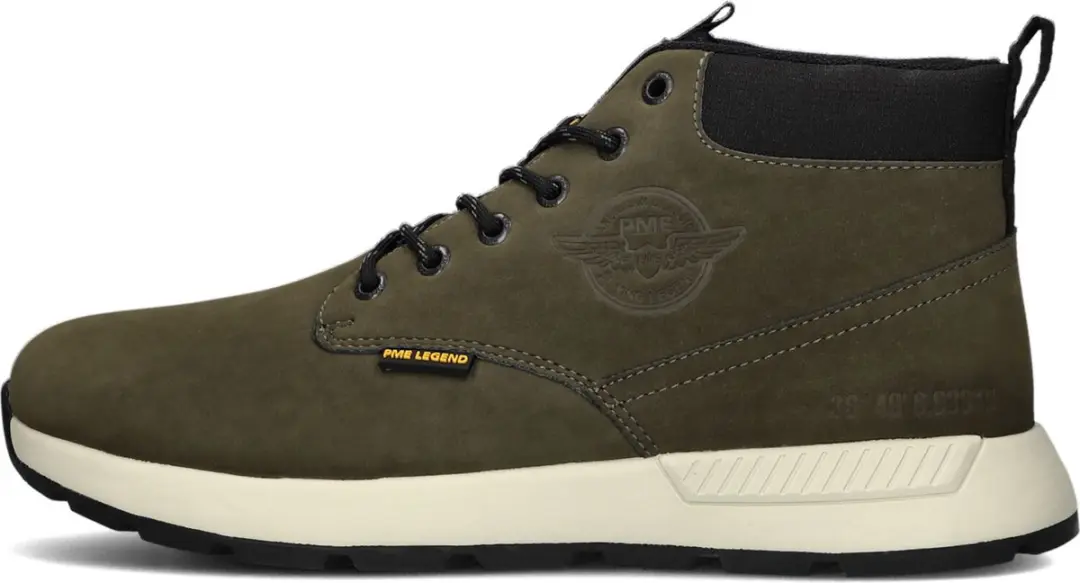 PME Legend Ribber Mid Heren Sneakers - Groen - Maat 41 - afbeelding 5 van 6