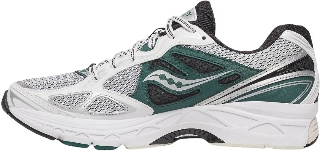 Saucony Guide 7 Hardloopschoenen 46 - Grijs/Wit/Zwart/ Groen - afbeelding 6 van 6