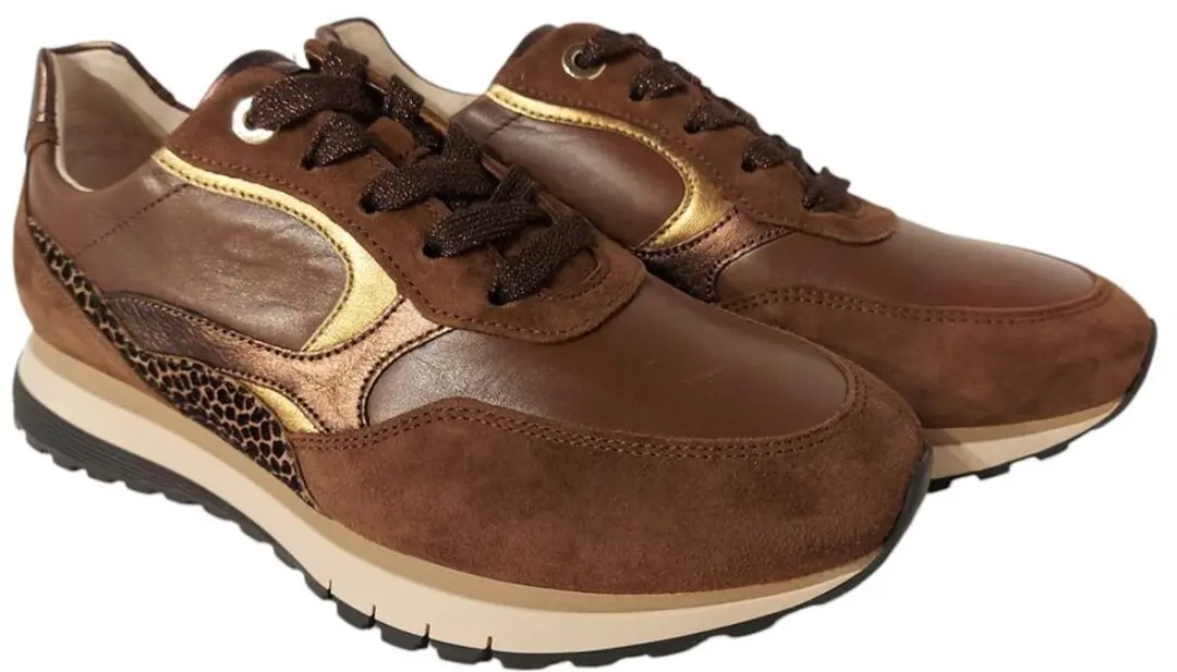 Gabor Sneaker 56.375.54 Bruin Cognac Wijdte H