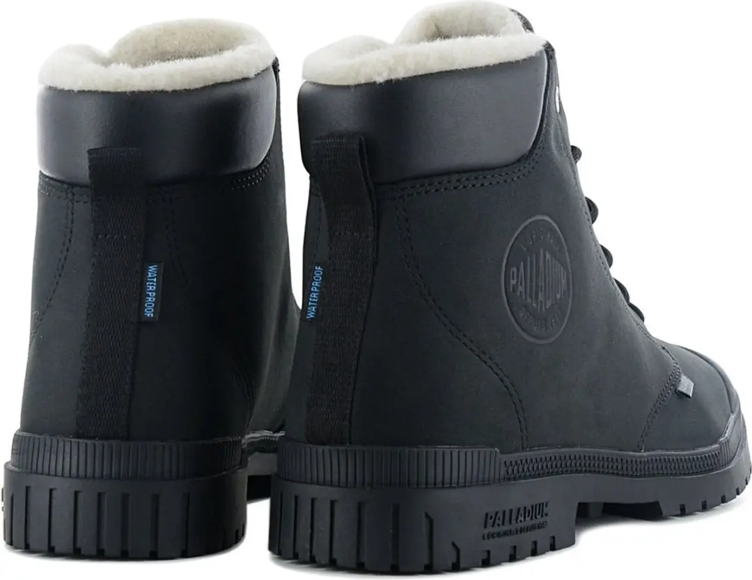 Palladium Pampa SP20 CUFF Leather WP WL Heren Winterlaarzen - Zwart - Maat 40 - afbeelding 3 van 6