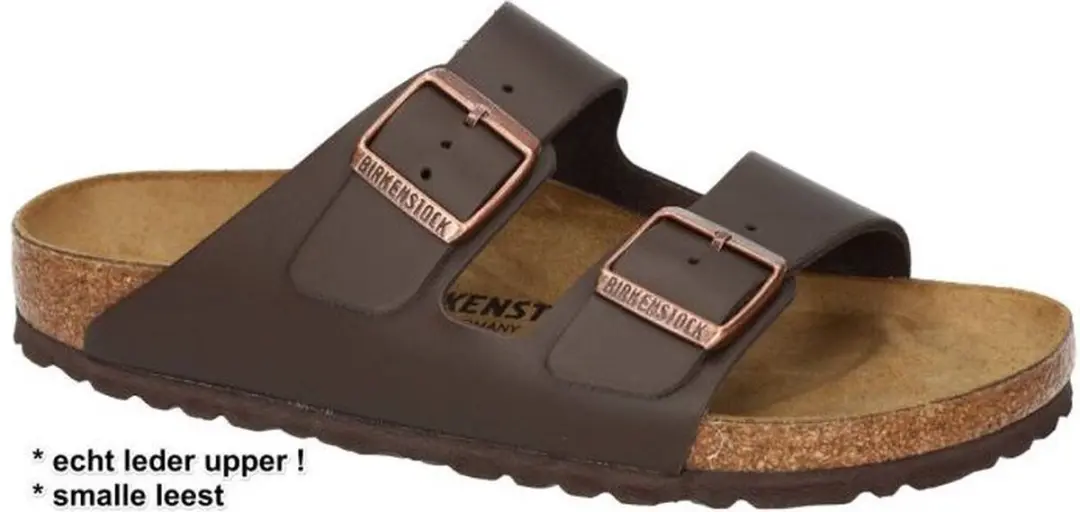Birkenstock Arizona Slides Heren - Maat 44 - Donkerbruin - afbeelding 2 van 6
