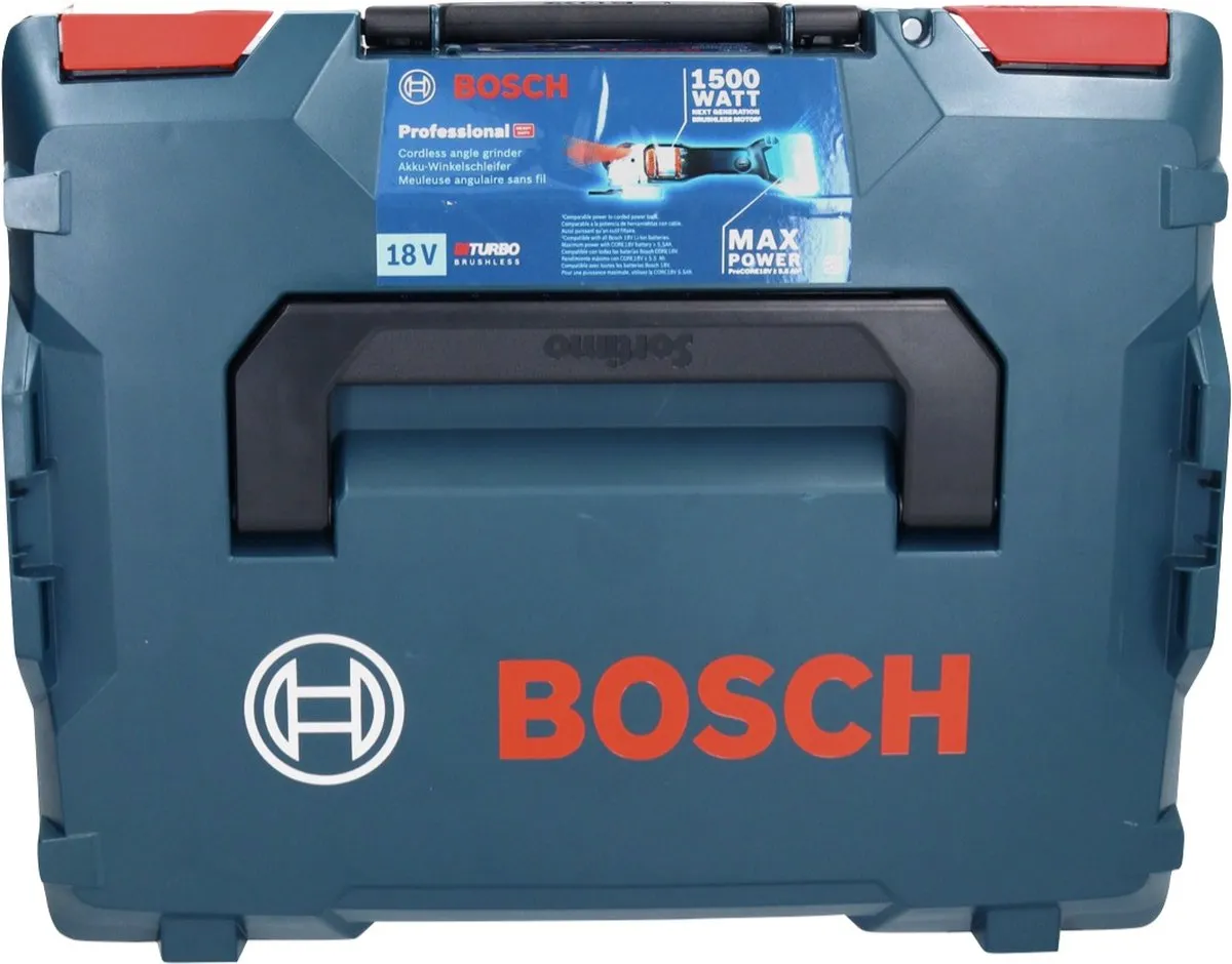 Bosch Professional GWX 18V-15 SC Haakse Slijper - 2x 18V 8.0Ah