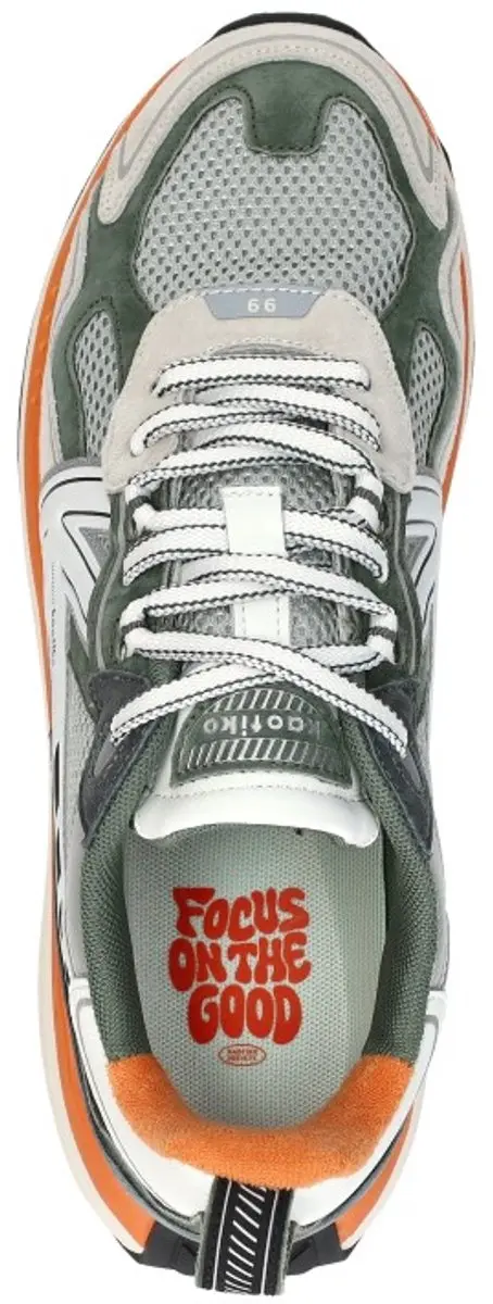 Kaotiko Vancouver Tech Sneakers Laag - groen - Maat 44 - afbeelding 5 van 6