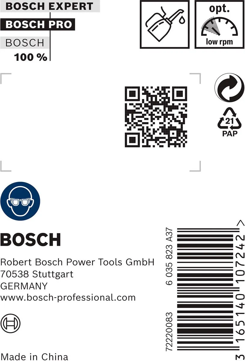Bosch Professional Verzinkboor 20,5mm Hout - 20mm