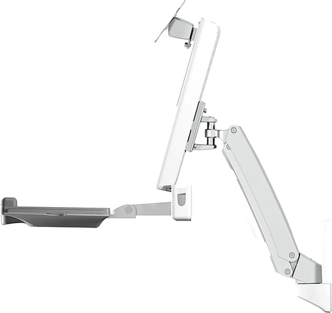 Icy Box IB-MS600-W Monitorwandbeugel 61cm - Toetsenbordhouder - Kantelbaar - afbeelding 5 van 5