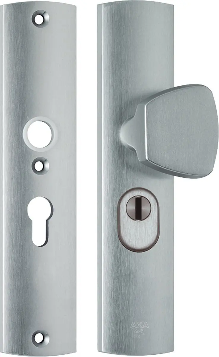 AXA 6665 Veiligheidsbeslag Curve Plus S-knop PC55 anti-kerntrek F1