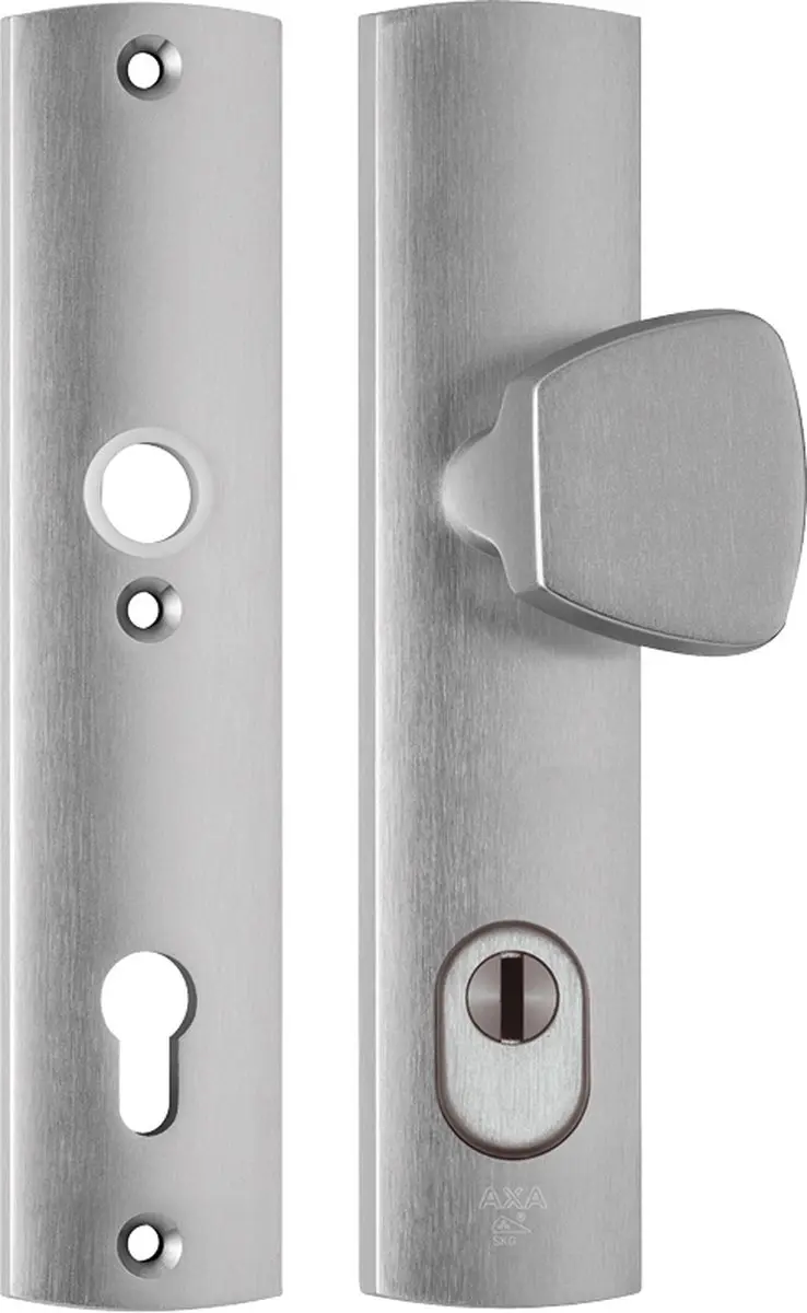 AXA 6665 Veiligheidsbeslag Curve Plus S-knop PC92 anti-kerntrek F1
