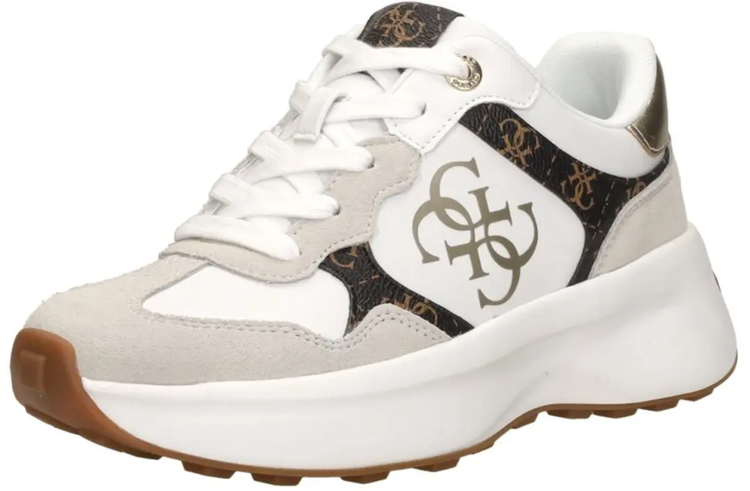 Guess Luckei Sneakers - Dames - Wit - Maat 40 - afbeelding 4 van 6