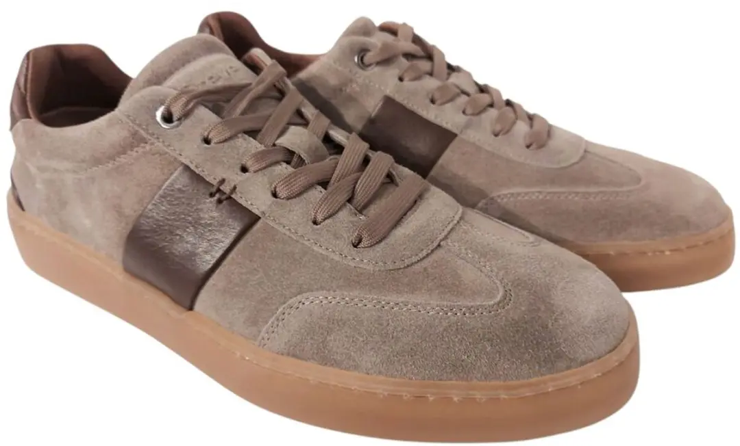 Greve Sneakers Wave 2223.01 Taiga Grijs Suède