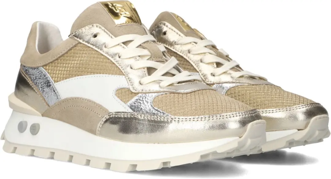 Floris van Bommel Blokki Sneakers Sfw-10098 - Dames 43 - Zand - afbeelding 4 van 6