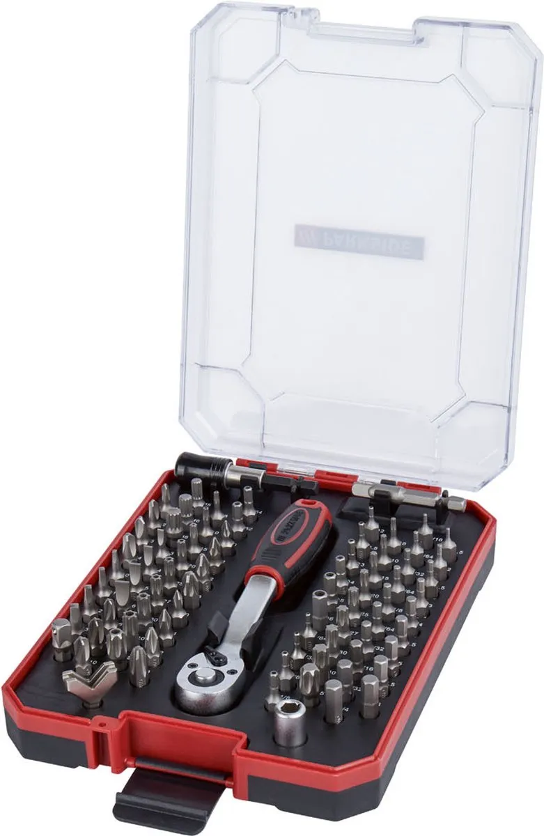 Parkside Ratel- en Bitset 81-delig