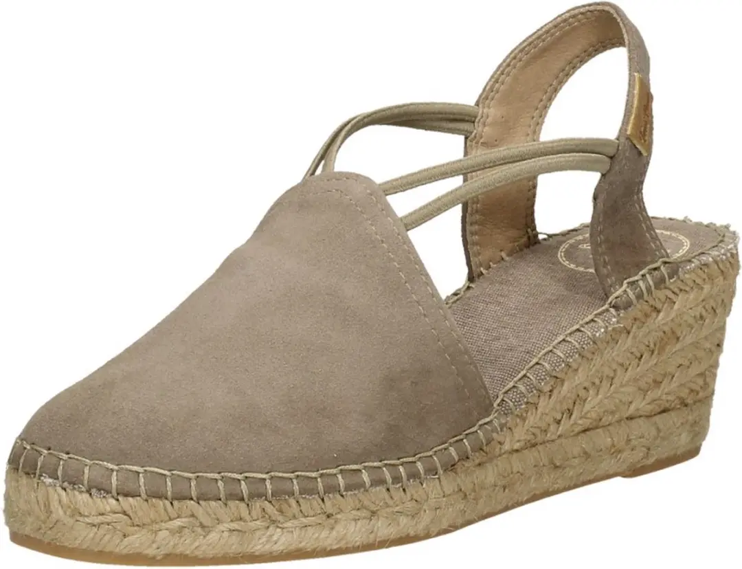 Toni Pons Tremp Espadrilles taupe Suede - Dames - Maat 44 - afbeelding 2 van 6