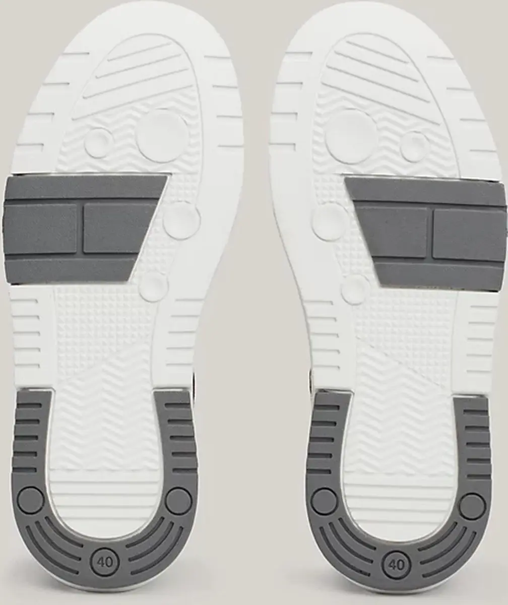 Tommy Hilfiger The Brooklyn Sneaker Leder - Dames - Warm Stone Maat 39 - afbeelding 5 van 6