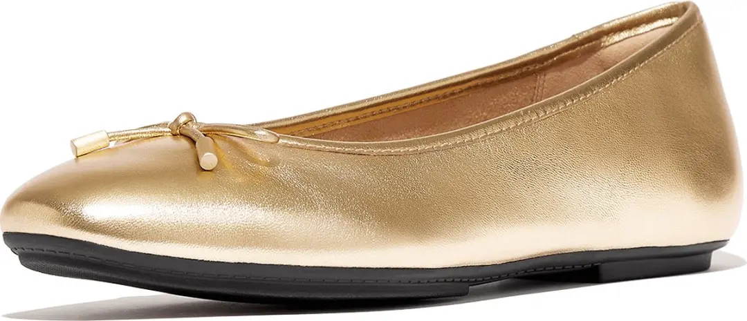 FitFlop FitFlop Delicato Ballerina (Metallic) GOUD
