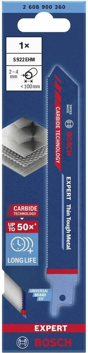Bosch Professional EXPERT S922EHM Zaagblad Metaal - 1 Stuk - afbeelding 6 van 6