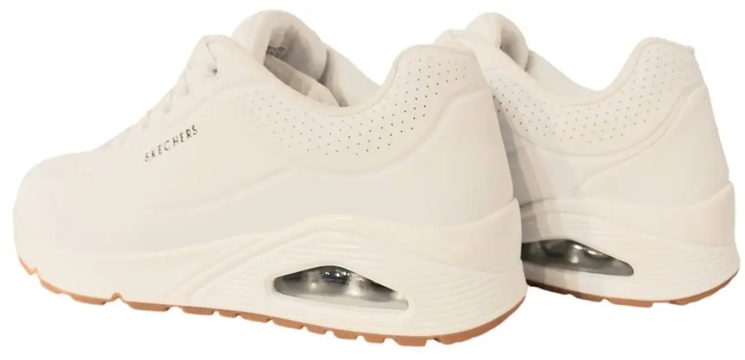 Skechers Uno Stand On Air Heren Pantoffels - Wit - afbeelding 5 van 6