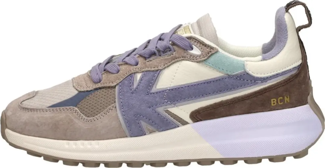 Kaotiko Detroit Leren Sneakers Dames - Multi - Maat 39 - afbeelding 2 van 6